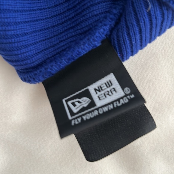 EUC Next Era Buffalo Bills Ribbed Winter Beanie Blue - Picture 3 of 4